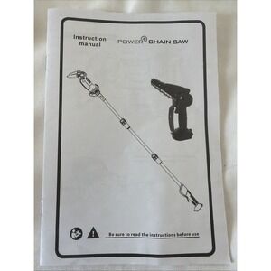 Mini Chainsaw 4/6 Inch Portable Electric Cordless 2 Chains & Extender Poles